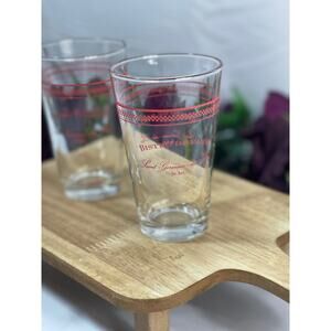 Set of 2 Vintage Bistro de Paris Saint Germain de Pres 6 oz Glasses